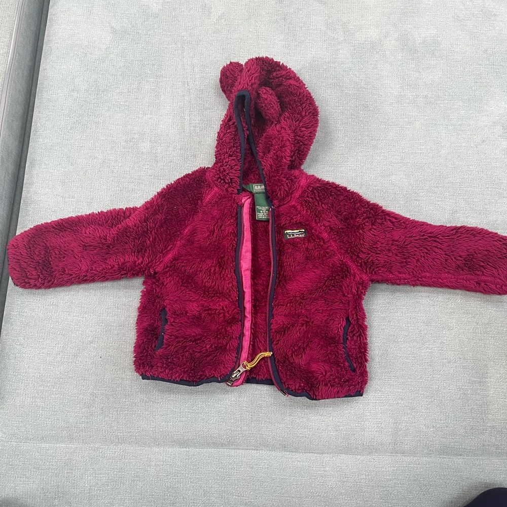 LL Bean Teddy Bear Fleece